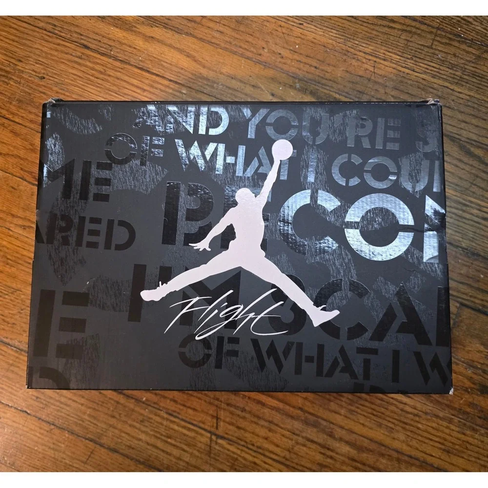 Air Jordan 4 Retro White Thunder Empty Shoe Box Sz 8.5 Mens 10 Womens FQ8138-002